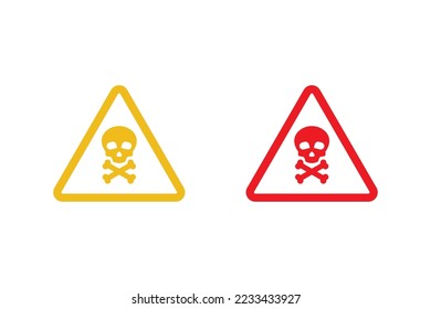 Danger icon sign vector design on white background