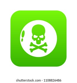 Danger icon. Simple illustration of danger vector icon for web