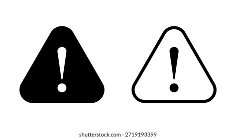 Danger icon symbol for apps and websites. attention sign and symbol. attention sign. exclamation
