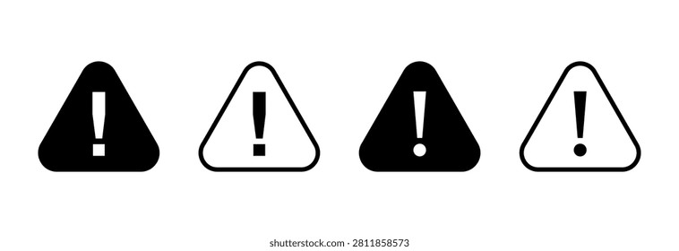 Danger icon symbol for apps and websites. attention sign and symbol. attention sign. exclamation