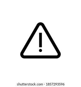 Danger icon symbol vector on white background