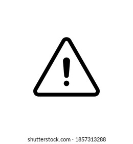 Danger icon symbol vector on white background