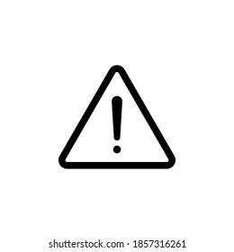 Danger icon symbol vector on white background