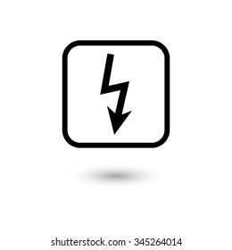 Danger icon - vector icon