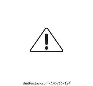 Danger icon vector design element logo template