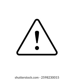 Danger icon vector illustration. attention sign and symbol. Hazard warning attention sign