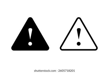 Danger icon vector illustration. attention sign and symbol. Hazard warning attention sign