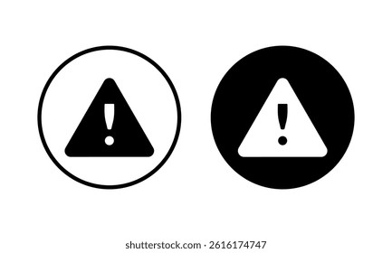 Danger icon vector illustration. attention sign and symbol. Hazard warning attention sign