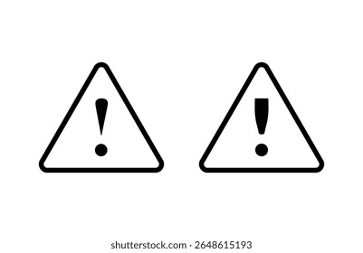 Danger icon vector illustration. attention sign and symbol. Hazard warning attention sign