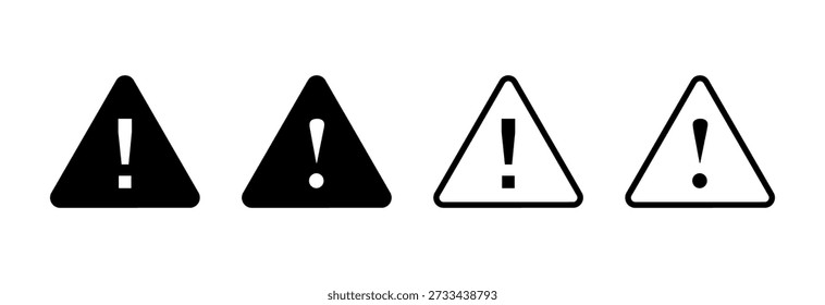 Danger icon vector illustration. attention sign and symbol. Hazard warning attention sign