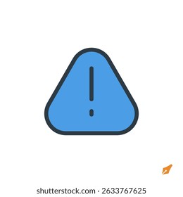 danger icon vector illustration. danger symbol isolated on white background