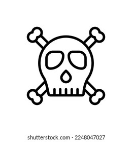 Danger icon in vector. Logotype