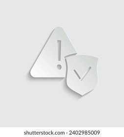 Gefahrensymbol, Vektorschutzzeichen