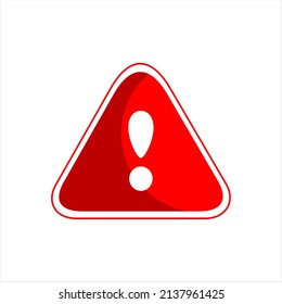 Danger icon vector symbol design illustration
