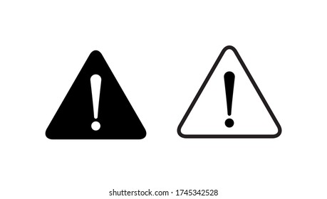 Danger Icon Vector. Warning Sign, Attention Symbol