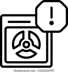 Danger Icon. Danger Warning Icon