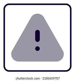 Danger Icon (white background) dangerous icon