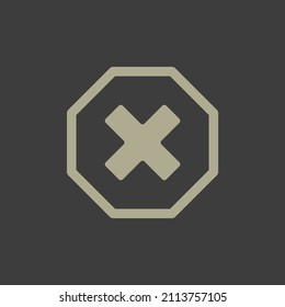 Danger icons  symbol vector elements for infographic web