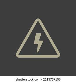 Danger icons  symbol vector elements for infographic web