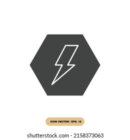 danger icons  symbol vector elements for infographic web
