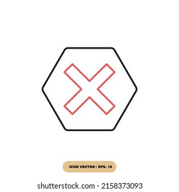 Symbol für Gefahren-Vektorelemente für Infografik-Web