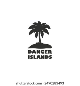 Danger Islands Logo Design Vector