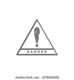 The Danger Logo Design Vector