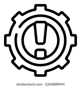 Danger microplastics pollution icon outline vector. Ground food. Ocean plastic
