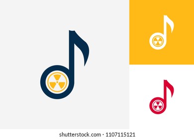 Danger Music Logo Template Design Vector, Emblem, Design Concept, Creative Symbol, Icon