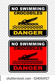 DANGER, NO SWIMMING, CROCODILES