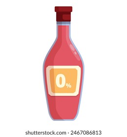 Vector de dibujos animados de iconos de consejos de objetos peligrosos. Vaso sano. Dieta cero producto
