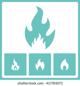 Danger pictogram. Web vector graphic. Design collection.