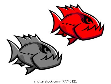 Danger piranha, such a logo. Jpeg version also available in gallery