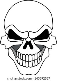 Danger pirate skull