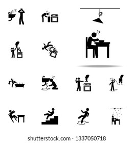 danger, risk, broken icon. home hazard and safety precaution icons universal set for web and mobile