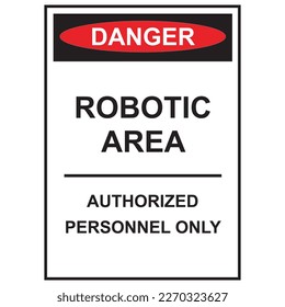 danger robotic area high voltage carbon dioxide