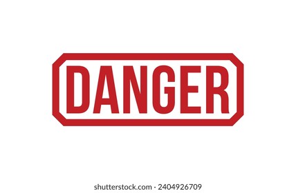 Danger rubber stamp on white background. Danger Rubber Stamp.