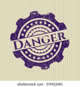 Danger rubber texture