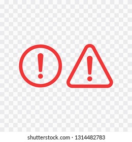 Danger sign design. Caution error icon.