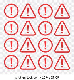 Danger sign design. Caution error icon.