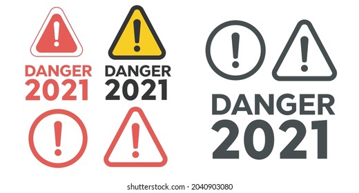 Diseño de señales de peligro. Icono de error de precaución.