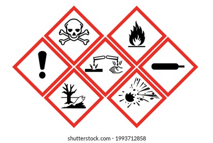 danger sign with diamond shape hazardous