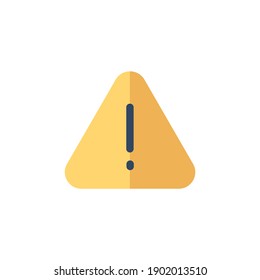 Danger sign. Flat icon. Isolated weather vector illustration