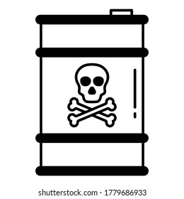 
Signo de peligro Icono vectorial de estilo glifo que puede modificar o editar fácilmente
