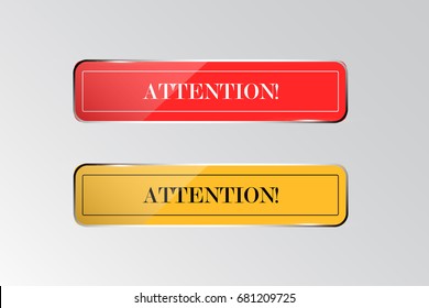 Danger sign. Hazard warning attention sign