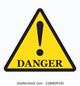 Danger sign, Danger icon