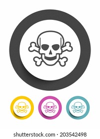 Danger sign icon