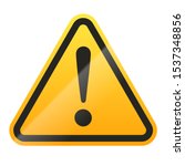 Danger sign isolated on white background. Vector illustration.