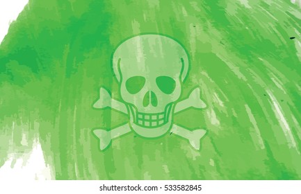 danger sign on grunge background