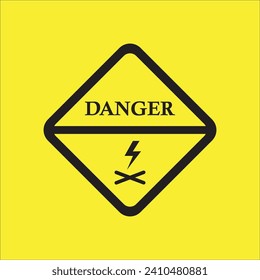 danger sign symbol icon logo vector design
